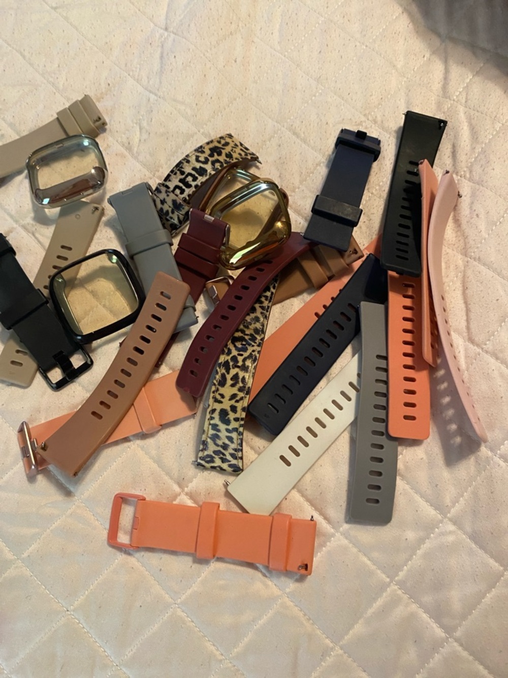 Fitbit Versa Interchangeable Silicone Smartwatch Bands - Assorted Colors